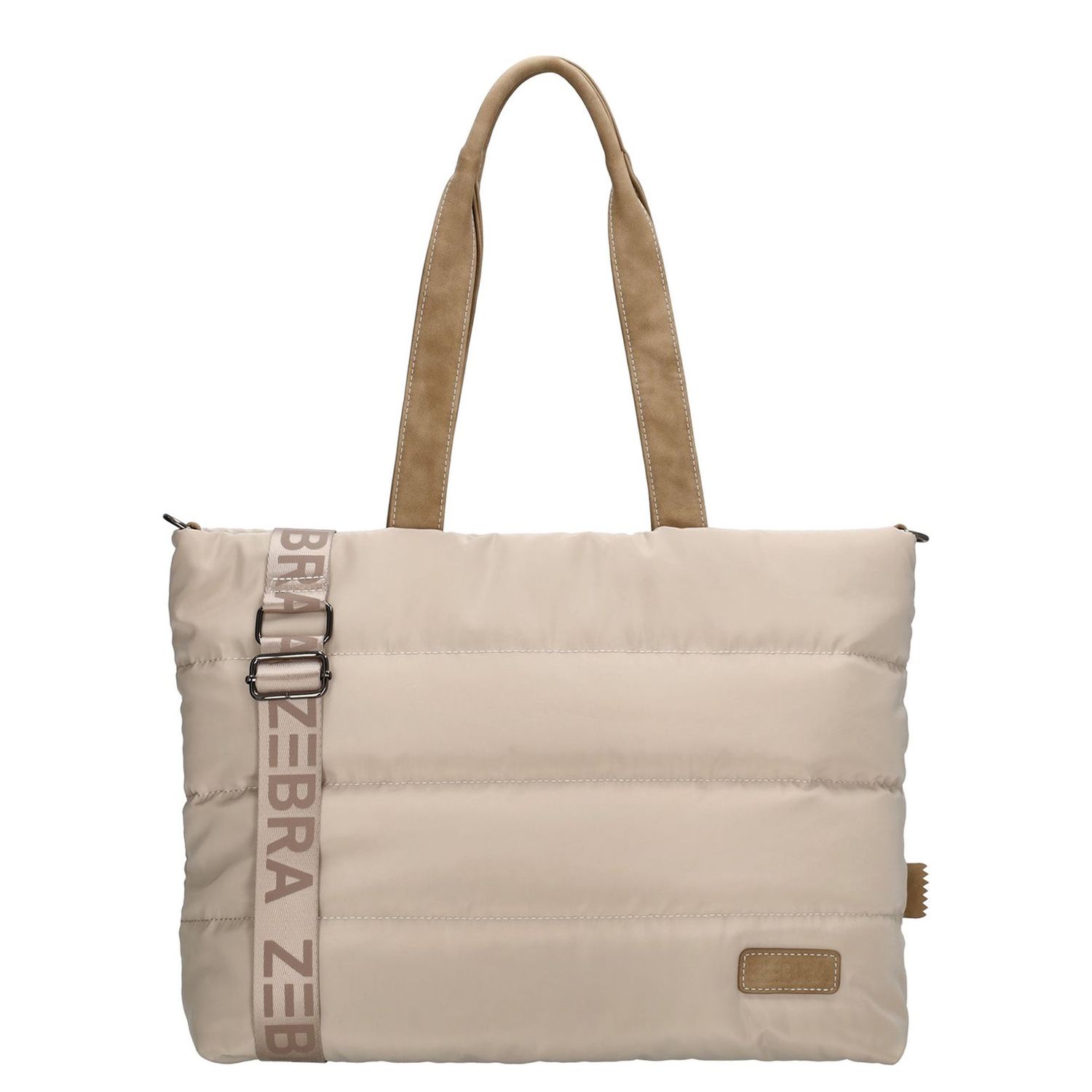 Zebra Trends laptoptas grijs en taupe