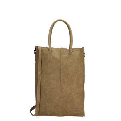 Zebra Trends Rosa XL Shopper olijfgroen