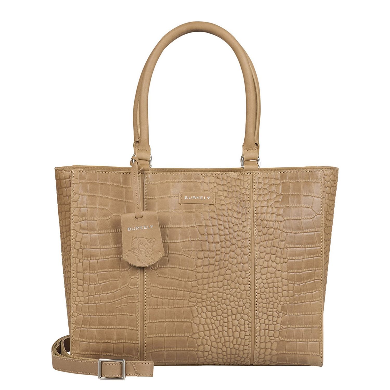 Burkely Cool Colbie laptoptas roze en beige
