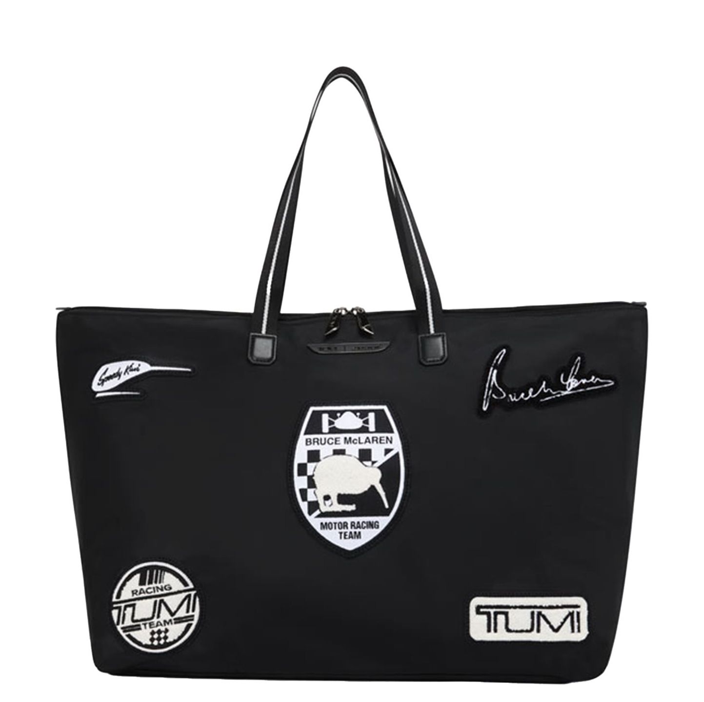 Tumi McLaren handtas zwart, wit en multicolor