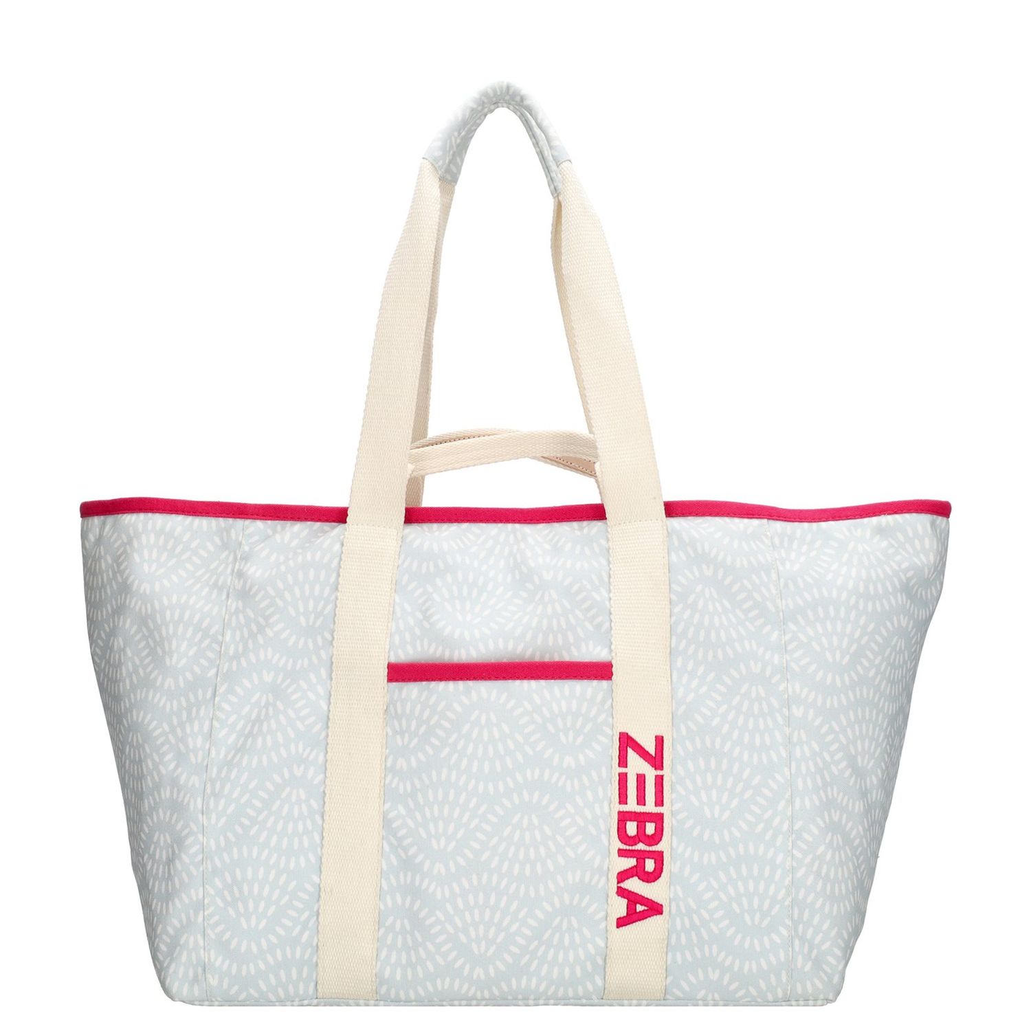 Zebra Trends Elise Beachbag lightblue damestas