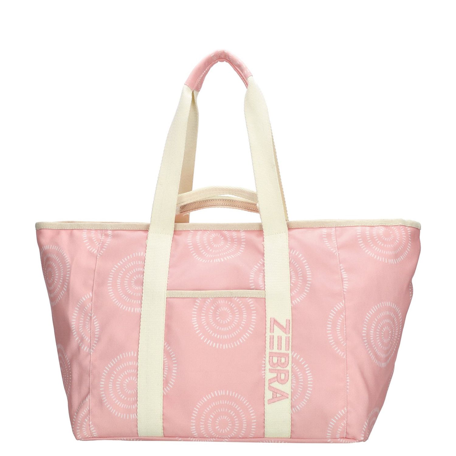 Zebra Trends Elise Beachbag pink boho damestas