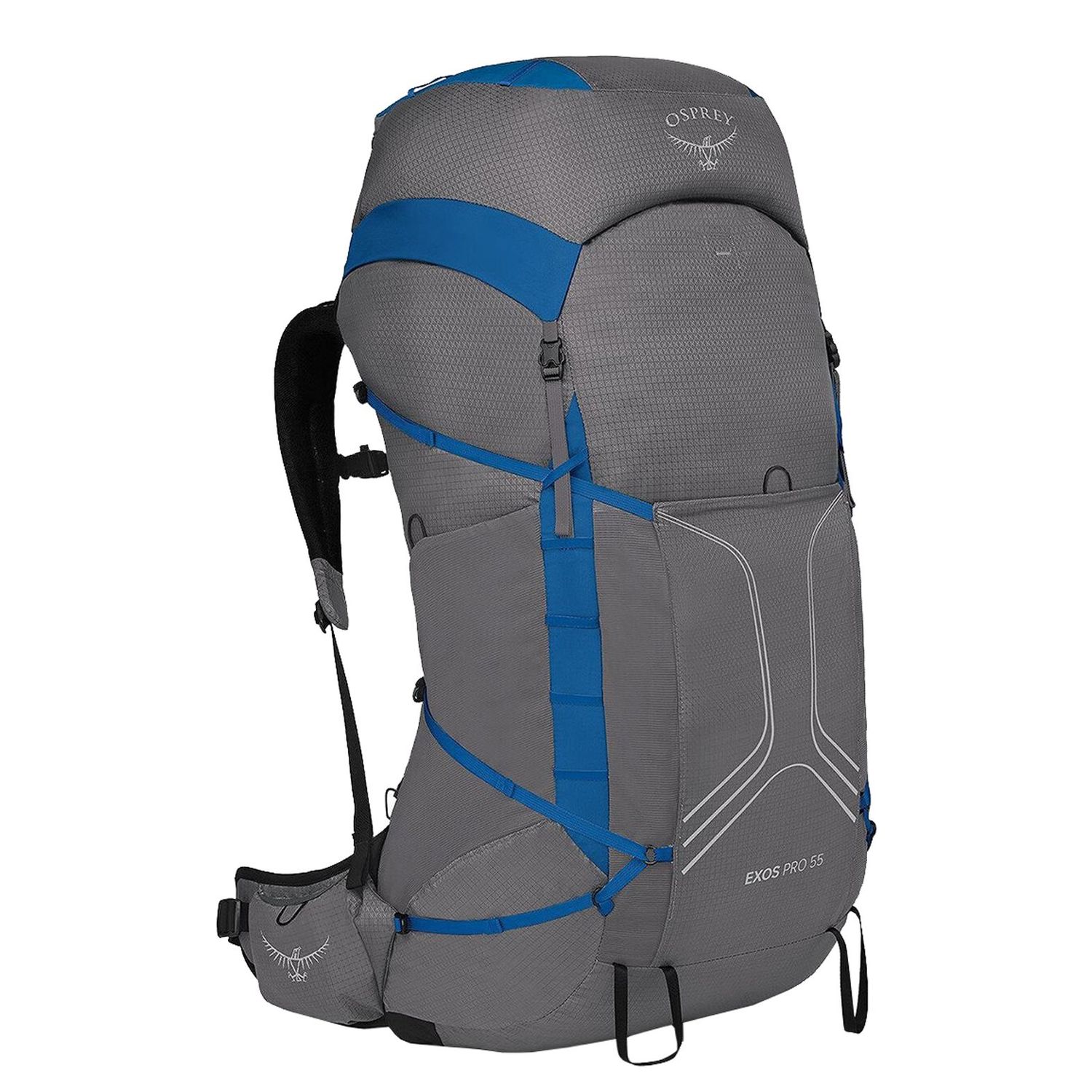 Osprey Exos Pro 55 L-XL dale grey-agam blue backpack
