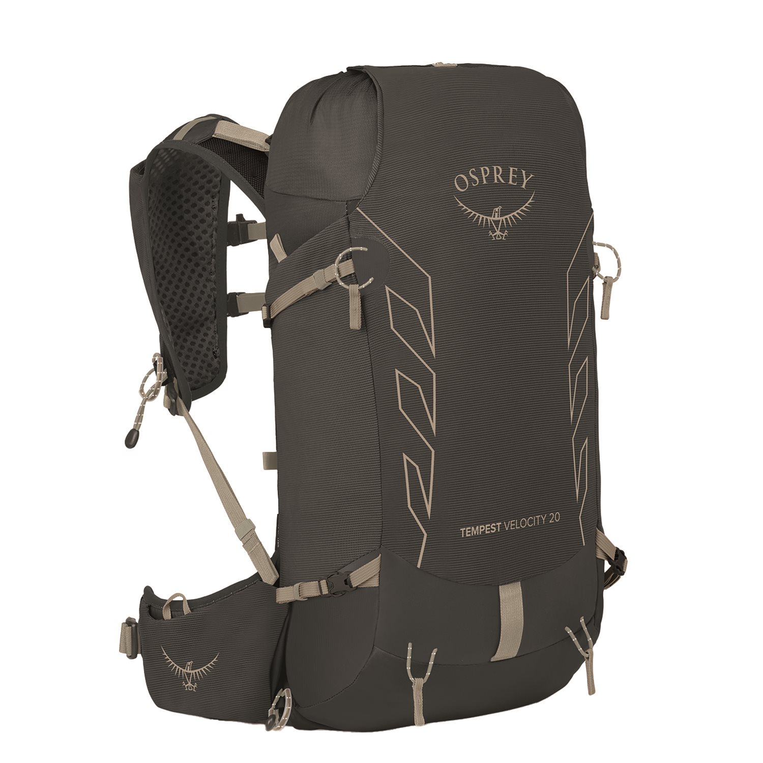 Osprey Tempest Velocity 20 WM/L dark charcoal/chiru tan backpack