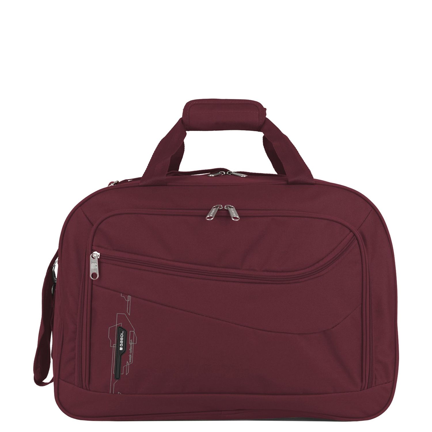 Gabol Week Eco Travel Bag burgoundy weekendtas handbagage