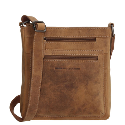 Hide & Stitches Idaho Dusk Schoudertas bruin