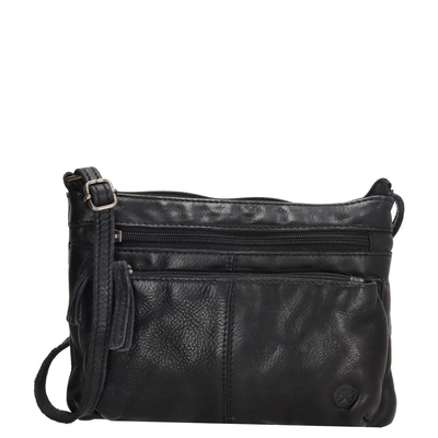 Hide & Stitches Paint Rock Shoulderbag black