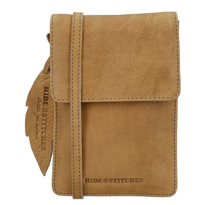 Hide & Stitches Earth Phonebag sand