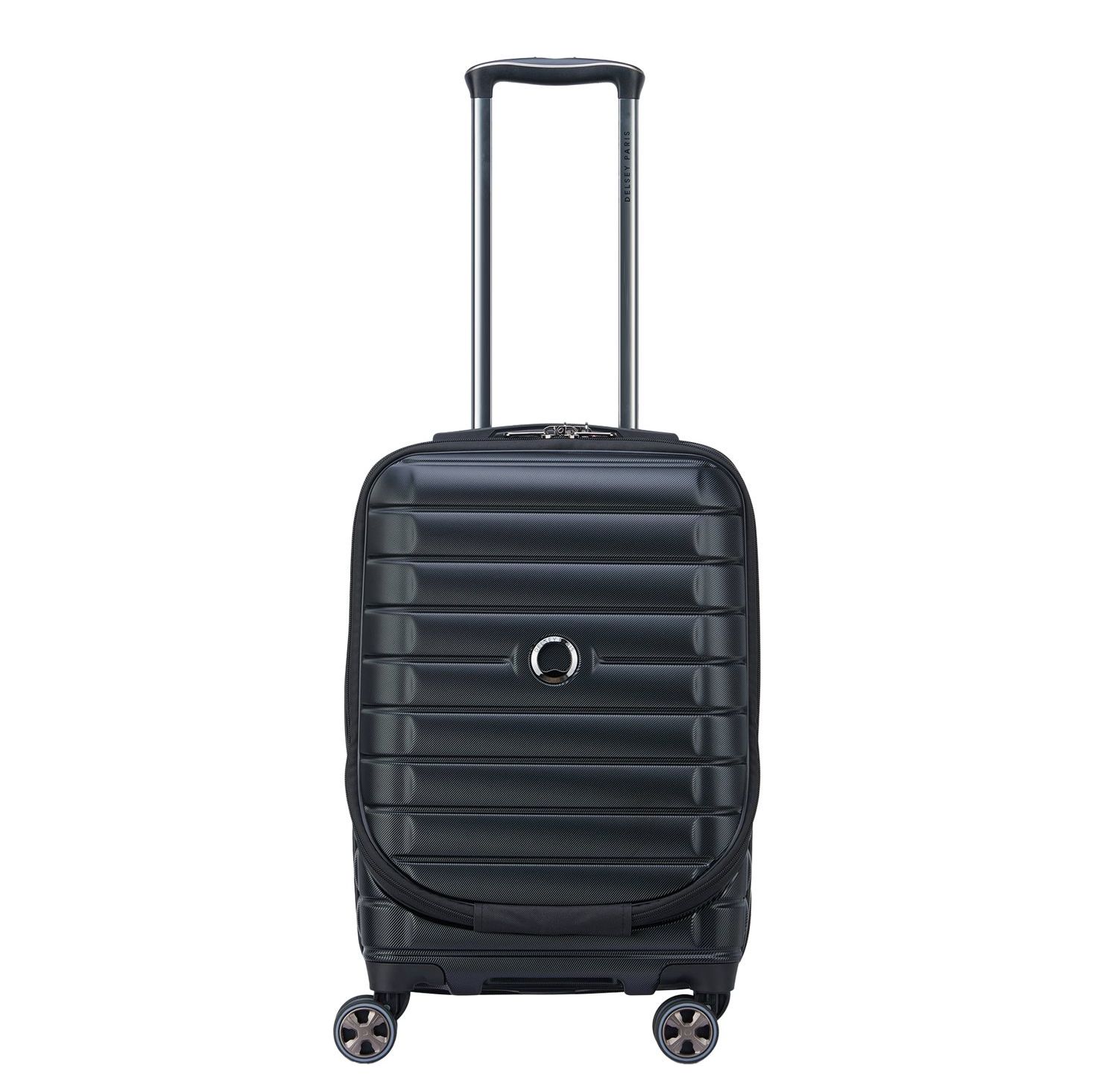 Delsey Shadow 5.0 Exp Cabin Laptop Front Pocket Hard 55/35 cm Black