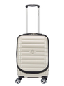 Delsey Shadow 5.0 Cabin Trolley Front Pocket 55 Expandable ivory