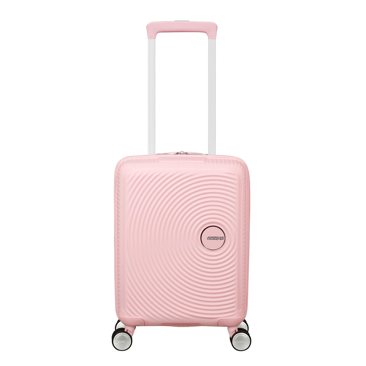 American Tourister Soundbox Mini Spinner 47/16 pastel pink kinderkoffer handbagage koffer