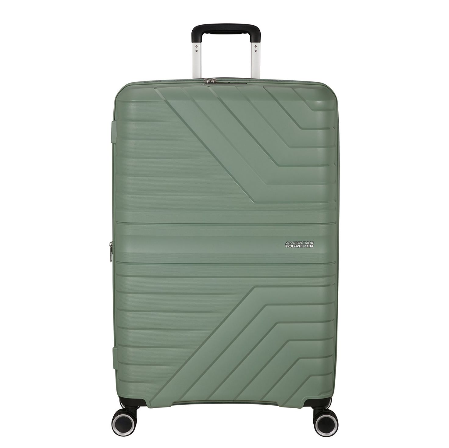 Travelbags American Tourister Flytwist Spinner 78/29 TSA Expandable botanic green hardcase koffer lichtgewicht koffer aanbieding
