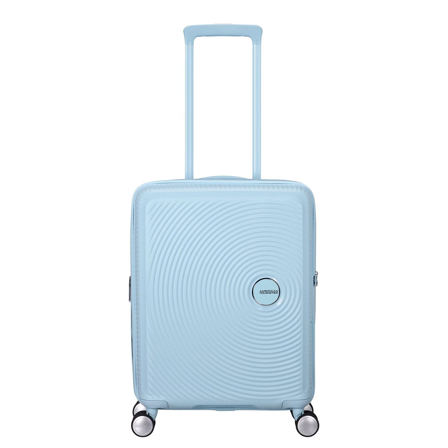 American Tourister Soundbox Spinners blauw