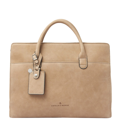 Castelijn & Beerens Carisma Laptopbag 15.6" beige
