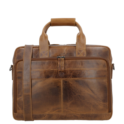 Hide & Stitches Next Navajo Laptopbag brown