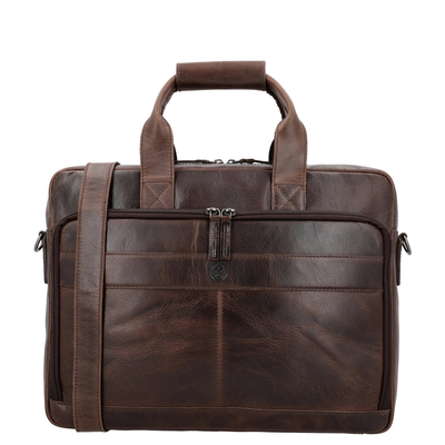 Hide & Stitches Next Navajo Laptopbag darkbrown