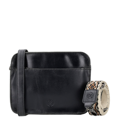 Hide & Stitches Next Navajo Shoulderbag black