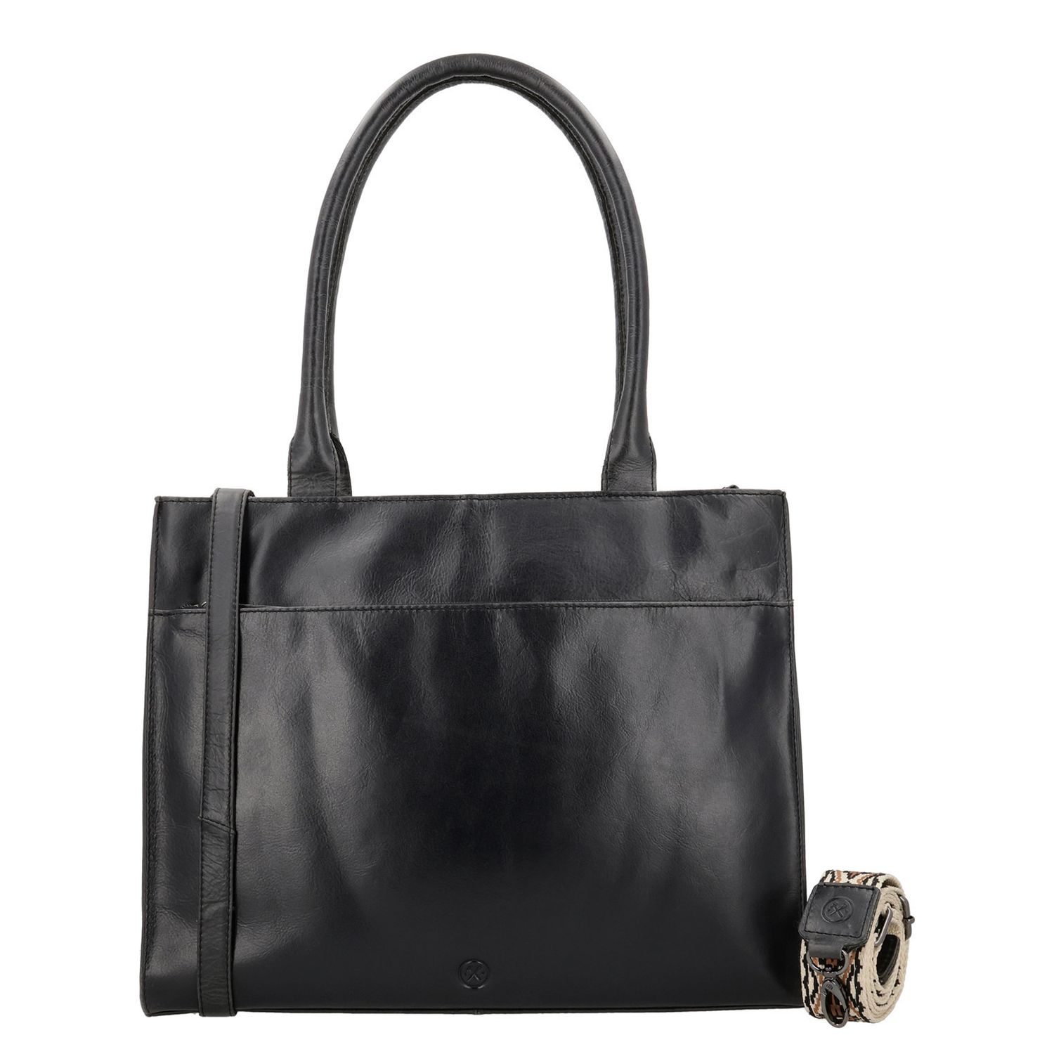 Hide Stitches laptoptas zwart