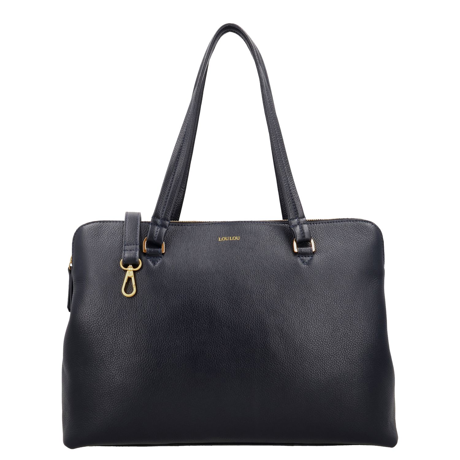 Loulou Essentiels laptoptas blauw