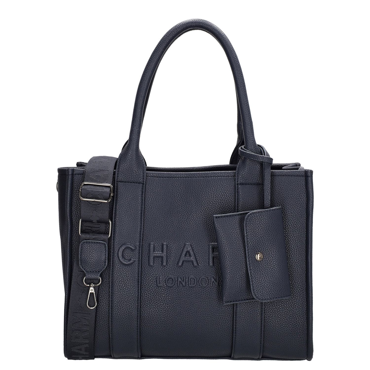 Charm London shopper blauw