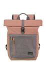 Travelite Basics Rollup Backpack rose/grey