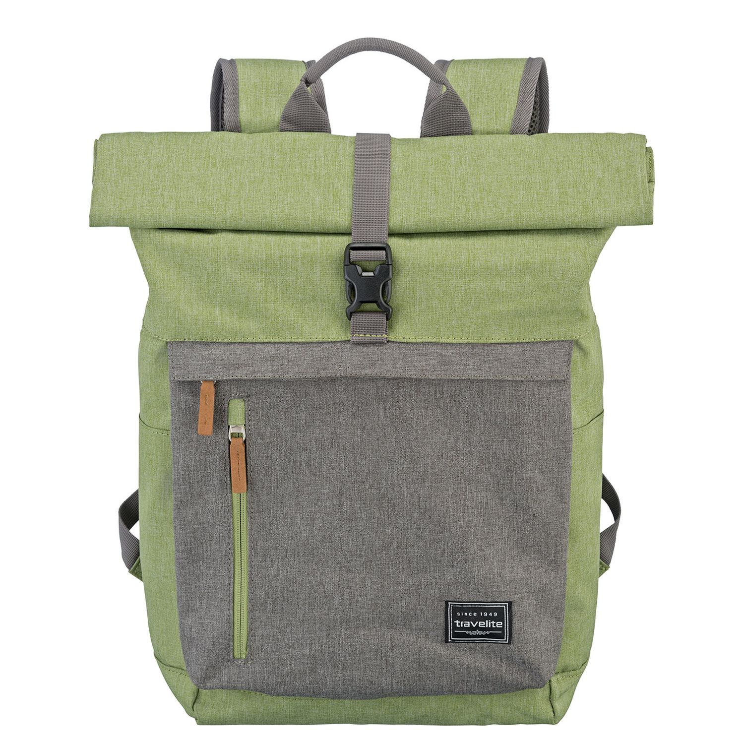 Travelite Laptop Rugzakken grijs en groen