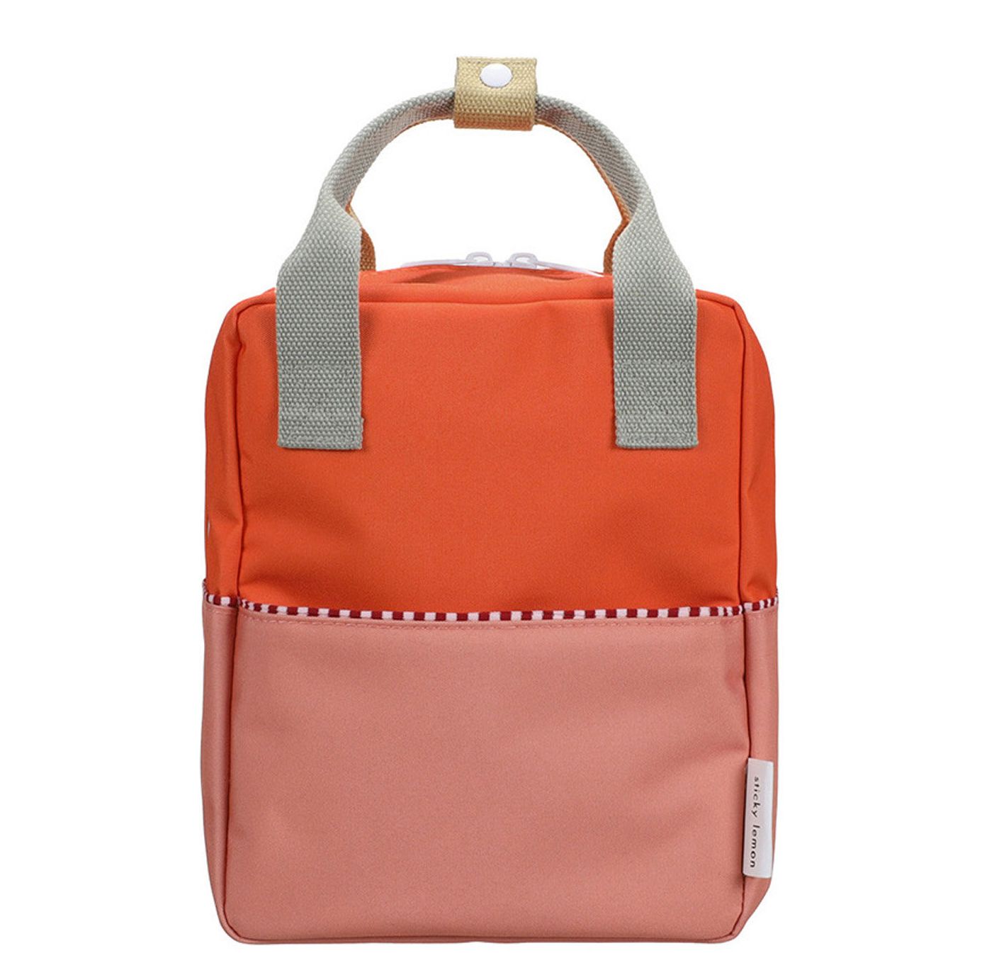 Sticky Lemon Colourblocking rugzak oranje, roze, geel en multicolor