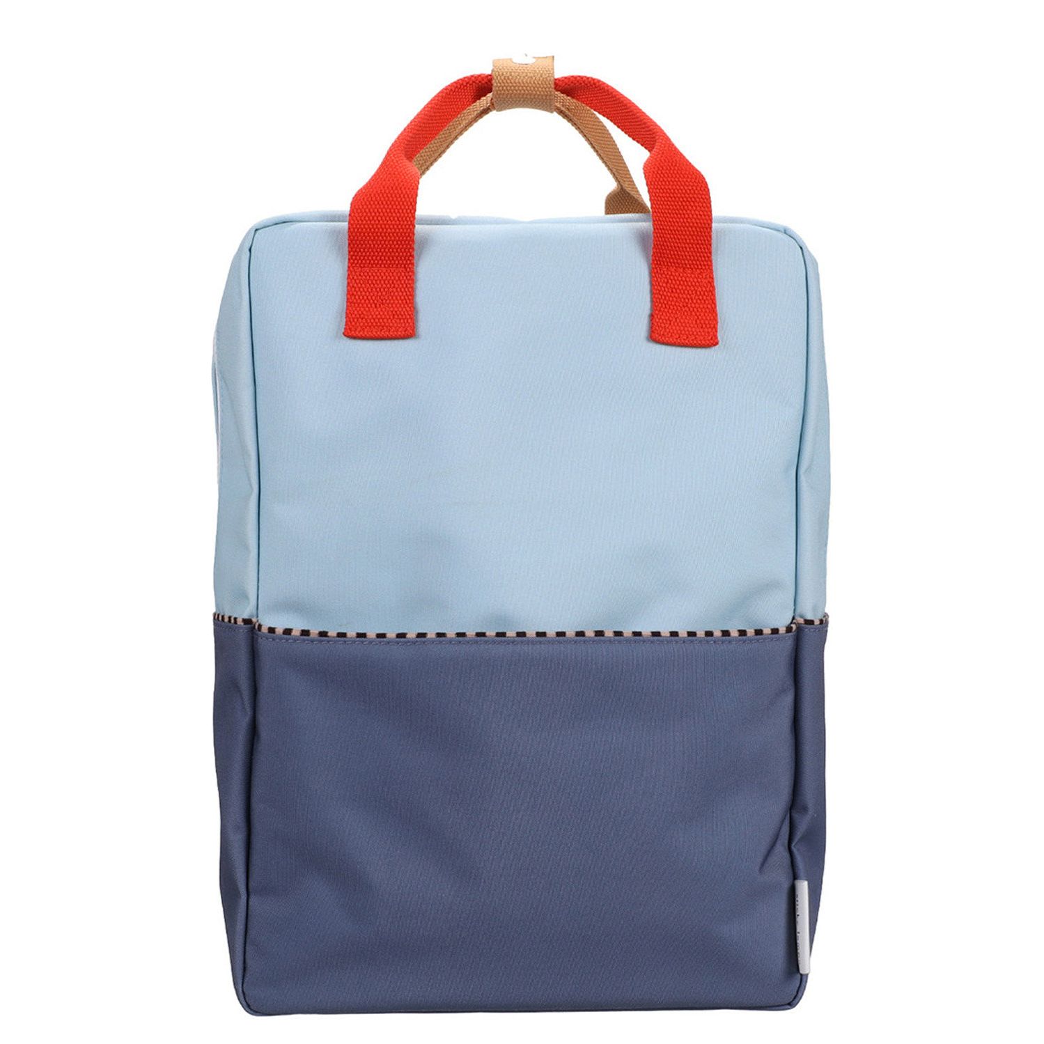 Sticky Lemon Colourblocking rugzak blauw, geel en multicolor