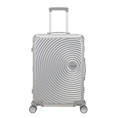 American Tourister Soundbox Alu Spinner 68/25 TSA silver