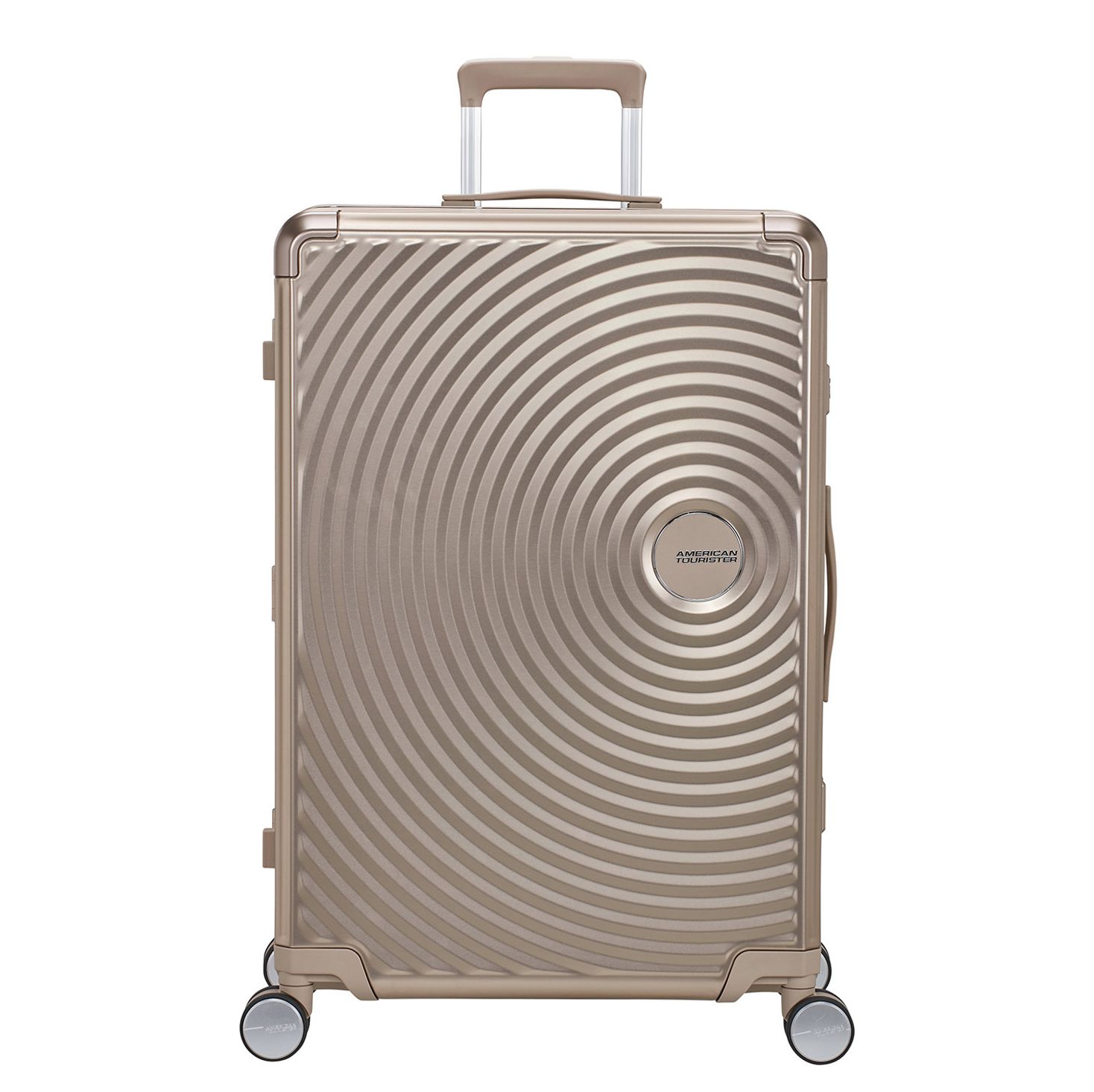 American Tourister Soundbox Alu Spinner 77/28 TSA bronze hardcase koffer