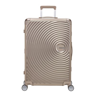 American Tourister Soundbox Alu Spinner 77/28 TSA bronze