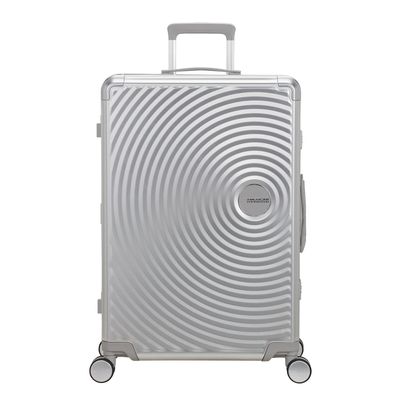 American Tourister Soundbox Alu Spinner 77/28 TSA silver