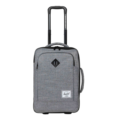 Herschel Supply Co. Heritage Softshell Large CarryOn Luggage raven crosshatch