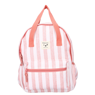 Kidzroom Lille Stripe Frenzy Backpack pink