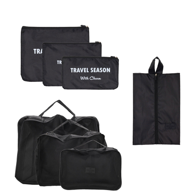 Charm London Travel Accessoires Packingcubes black