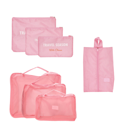 Charm London Travel Accessoires Packingcubes pink