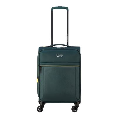 Delsey Brochant 3 Cabin Trolley 55 Expandable pine green