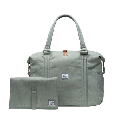 Herschel Supply Co. Strand Duffle Diaper Bag iceberg green crosshatch