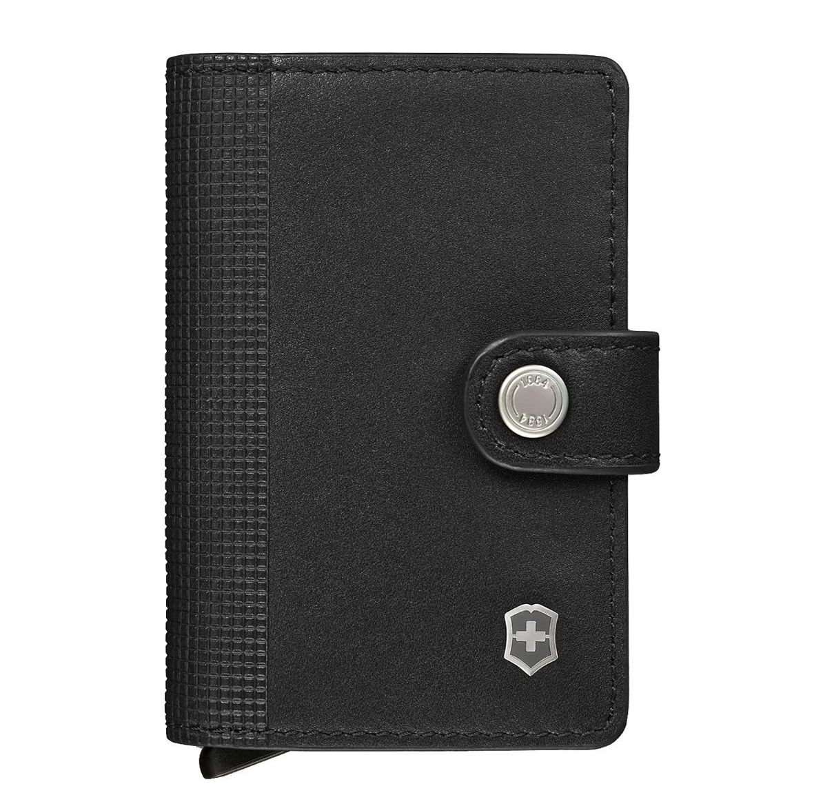 Victorinox Altius Secrid Leather Card Wallet black portemonnee