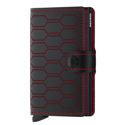 Secrid Miniwallet Portemonnee Fuel black & red