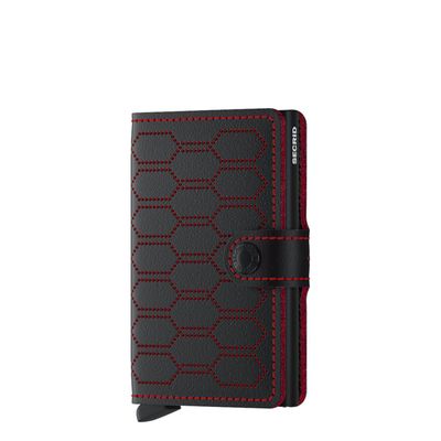 Secrid Miniwallet Portemonnee Fuel black & red