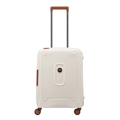 Delsey Moncey 4 Wheel Slim Cabin Trolley 55/40 angora white