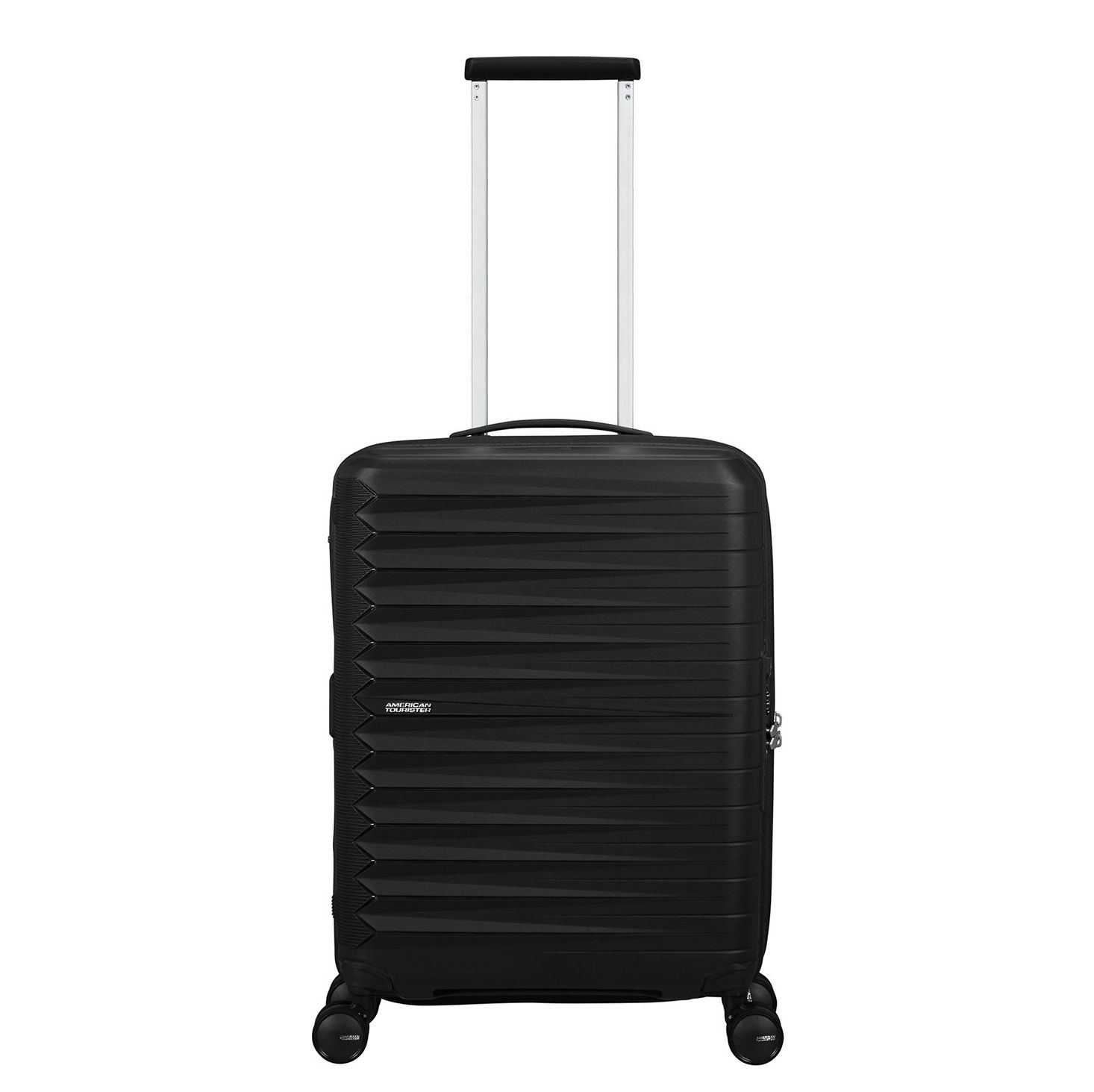 Travelbags American Tourister FastForward Spinner 55/20 TSA Exp flash black hardcase koffer lichtgewicht koffer aanbieding