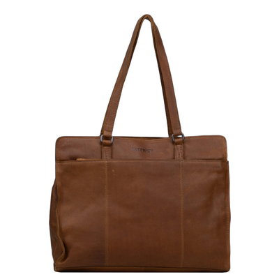 DSTRCT Preston Park Laptop Workingbag 15.6" cognac