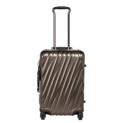 TUMI 19 Degree Aluminum International Carry-On textured gunmetal