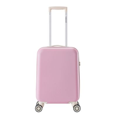 Decent Star-Maxx Handbagage Trolley 55 pastel roze