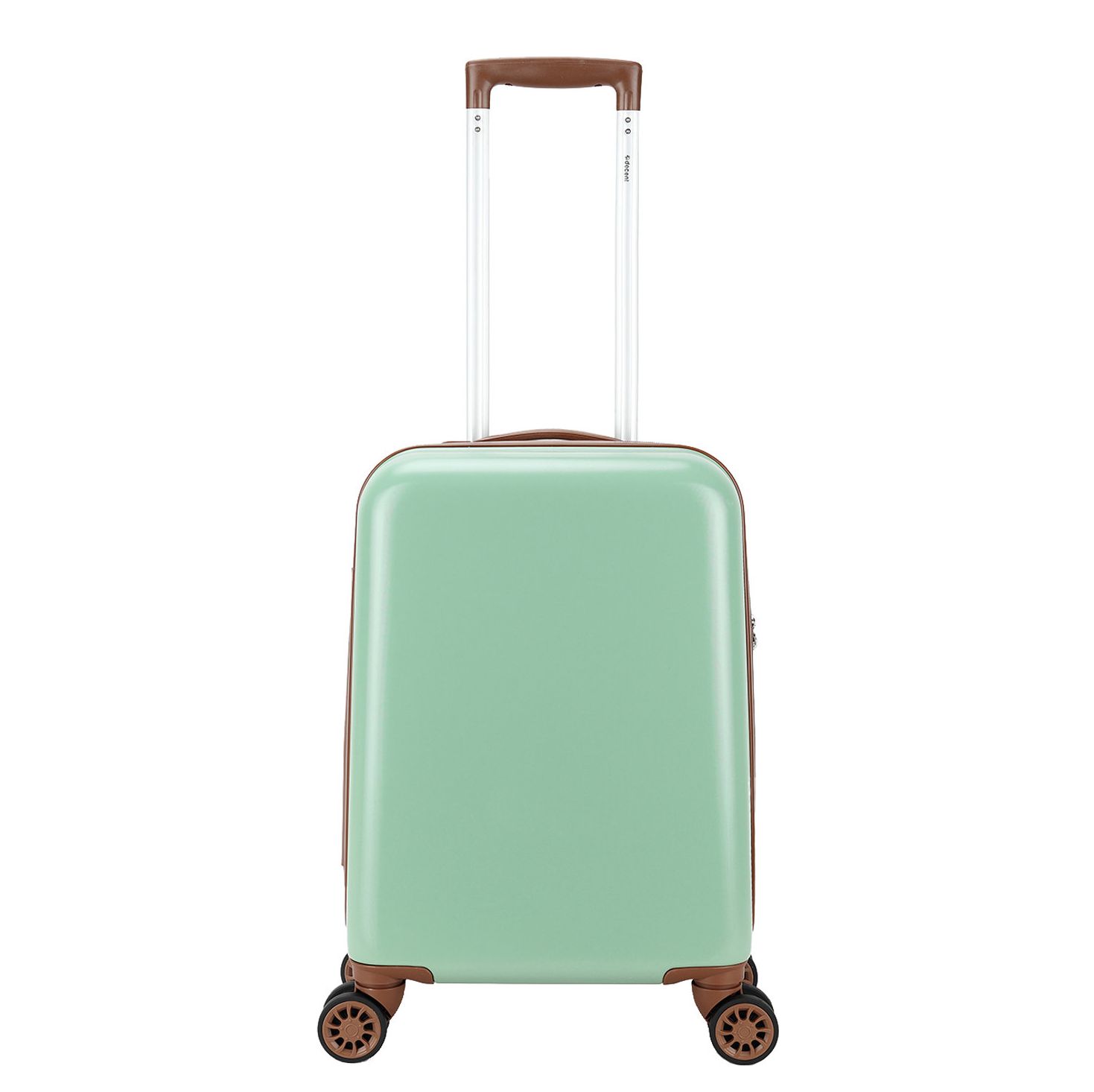 Decent Retro Handbagage Koffer 55 cm Olive Light Green