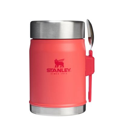 Stanley The Legendary Food Jar + Spork 0.4L hot coral