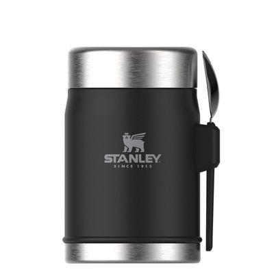 Stanley The Legendary Food Jar Spork 0.4L matte black pebble