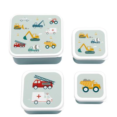 A Little Lovely Company Charlie Lunch & Snack Box vehicles